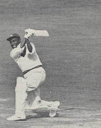 Conard Hunte strong off his legs, clipping the ball through mid-wicket or glancing fine an instant success in his first series against Pakistan in 1957-58.