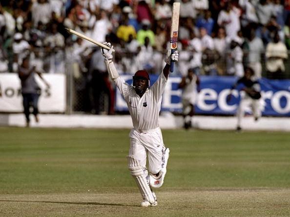 Brian Lara plays a true captain's knock and hits 153Not Out to guide West Indies to a memorable 1 wicket win over Australia in the 3rd Test in Barbados