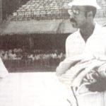 Indian Captain Mansoor Ali Khan Pataudi with Ramchand and Clive Lloyd during the 1974-75 series against West Indies.