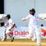 Mushfiq ur Rehman jubilant in the 100th Test Win