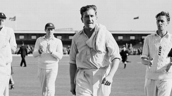 England off spinner Jim Laker was interviewed by John Reason for The Cricketer, England in 1966.