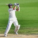 Sachin Tendulkar hits off the back foot New Zealand v India 1st Test Hamilton 2nd day March Century on ODI Debut