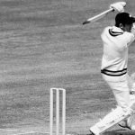 Mansoor Ali Khan Pataudi in action against Australia 1964-65