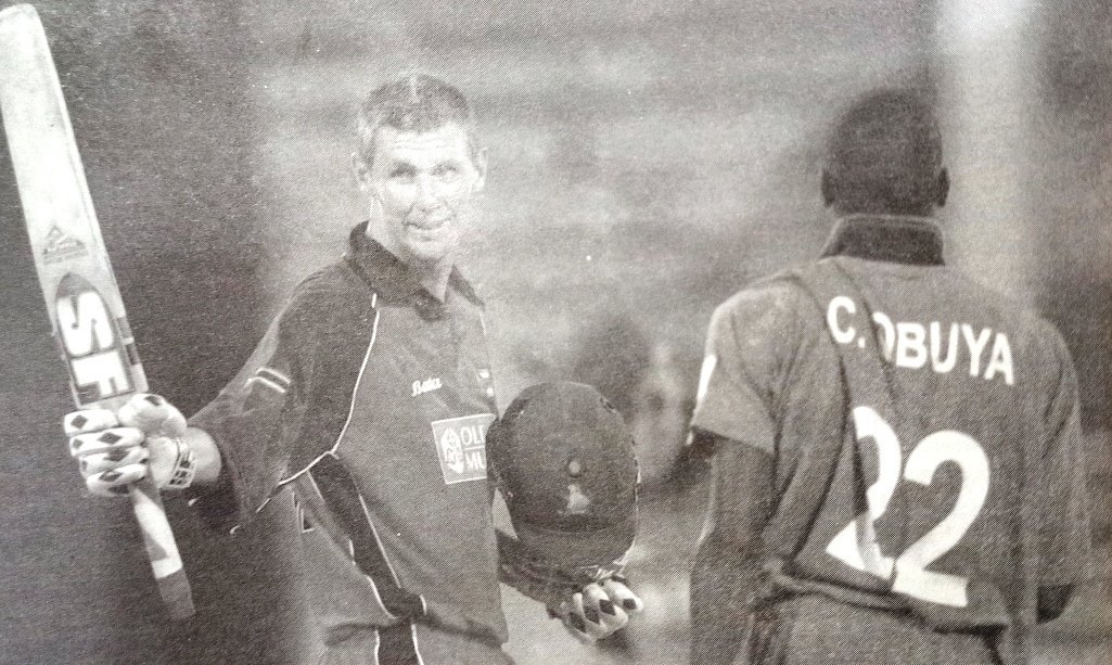 Douglas Marillier top-scored with 59 but found little support at the other end as Pakistan earned an extra bonus point in the Sharjah Cup 2003