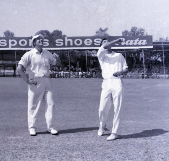 Mansur Ali Khan Pataudi did something, he did in style which no contemporary cricketer could match. Even while flipping the coin,he just didn't toss it...he threw it sky high