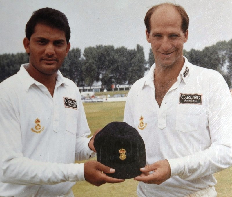 Clive Rice with Muhammad Azhar-ud-din in 1992