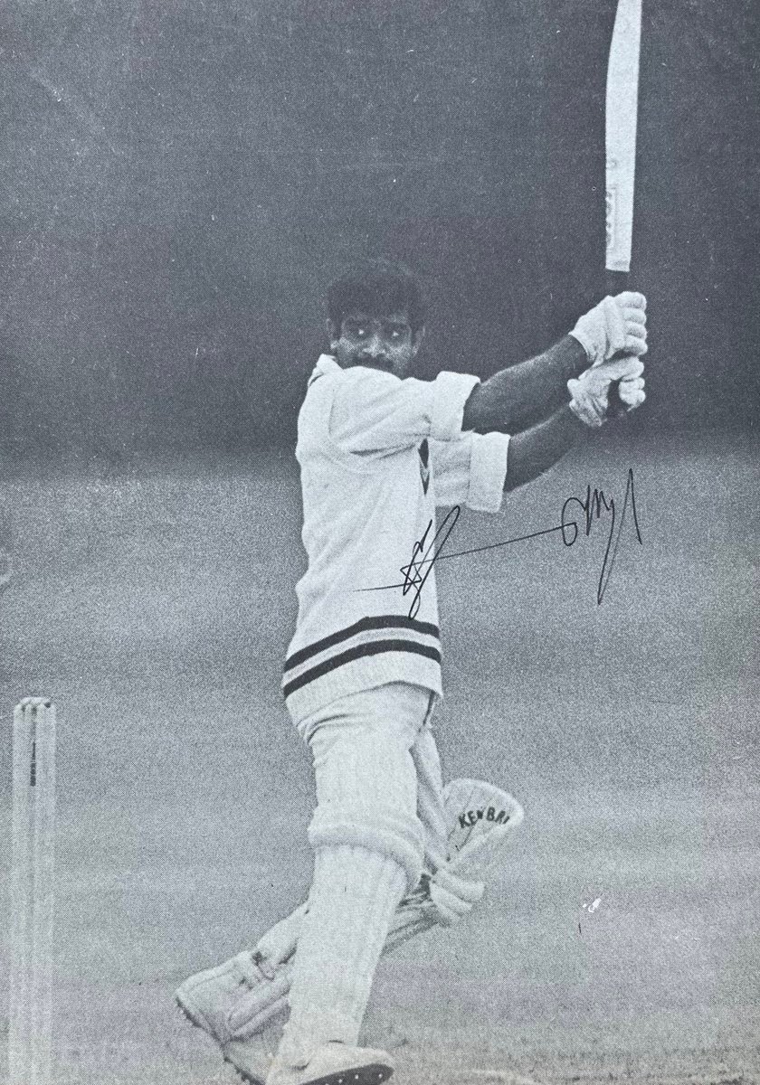 Gandupa Vishawanath Played Test cricket for India from 1969 - 1983, making 91 appearances and scoring more than 6,000 runs.