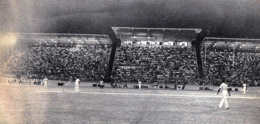 First Ever Night Match at Bridgetown’s National Stadium played on October 24, 1980. 