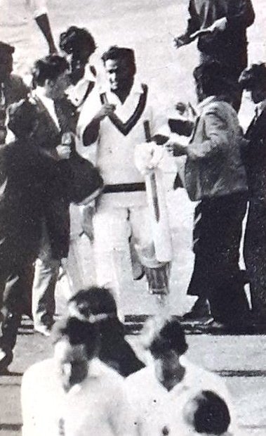 However, Mushtaq Muhammad made his Test debut at the age of fifteen (a world record) against the West Indies in 1958.