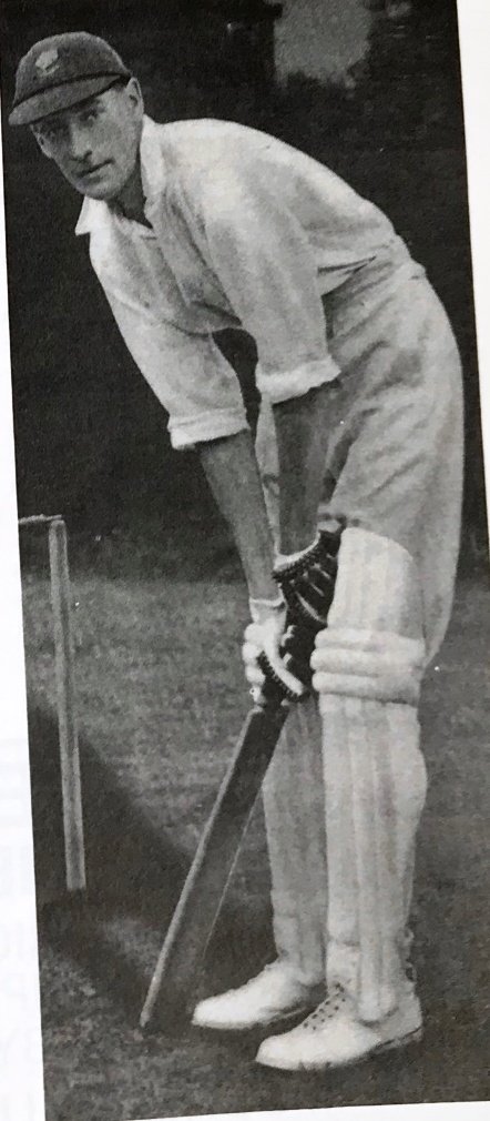 Alan Melville, captain of South Africa — and of Dexter's county, Sussex — was another who preferred the comfortable stance. It seems “textbook’ but the eyes are not ‘dead level’