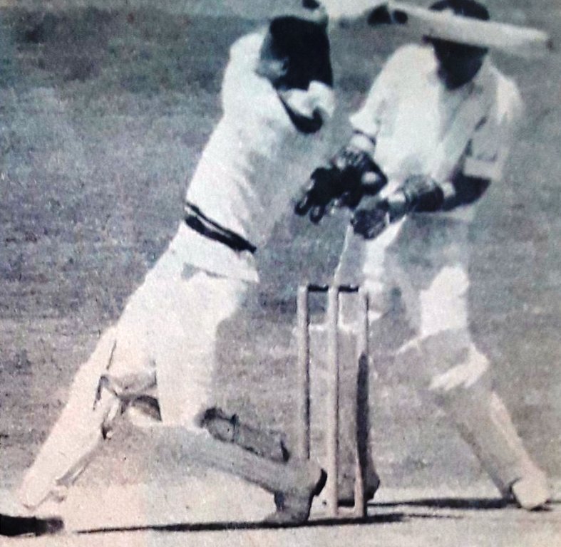 Man you are too slow - Sobers takes a violent tilt at the author, misses and the ball is collected in a Sheffield Shield game. Some of his knocks for South Australia are part of the folklore.