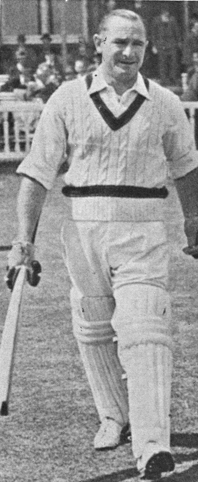 The jolly Barnes pictured during the 1948 tour of England. 