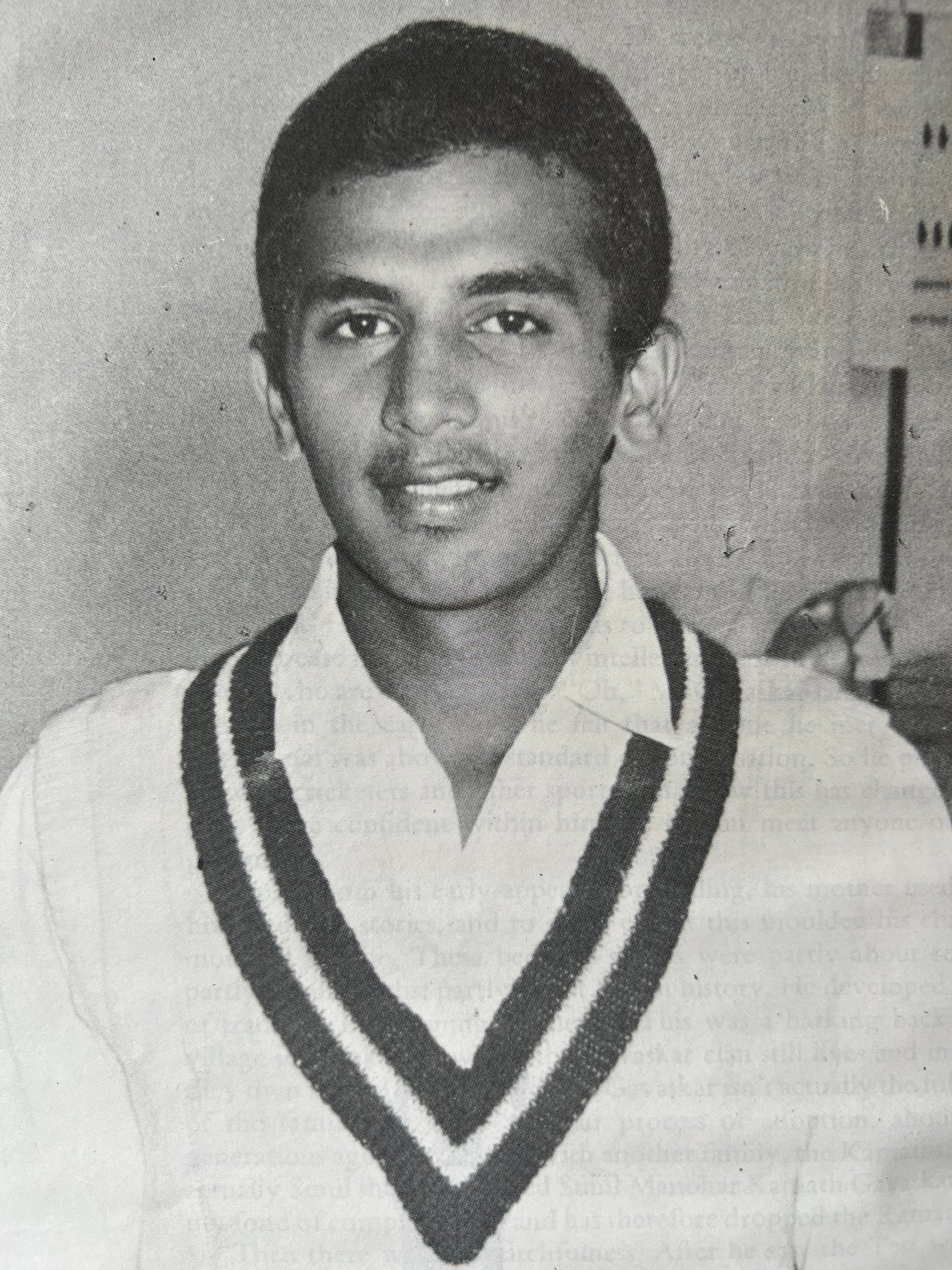 Sunil Gavaskar who at 21 became the first Indian to score over 700 runs in a Test series and the first ever Test Cricketer to score over 700 runs in his debut Test series.