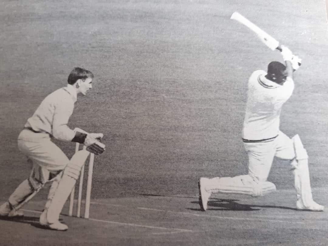 Sir Frank Worrell batting at Lord's in 1961