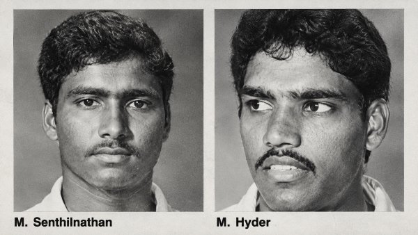Caribbean Lads All at Sea Against Spin (3). M Senthilnathan and M Hyder